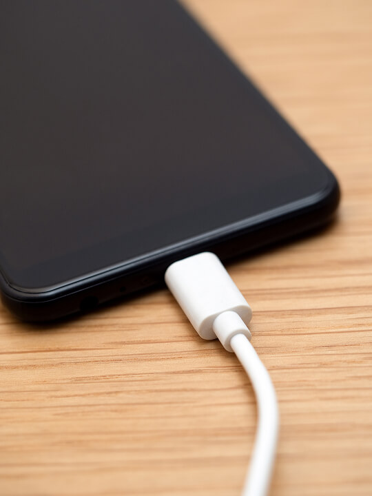 スマホ充電